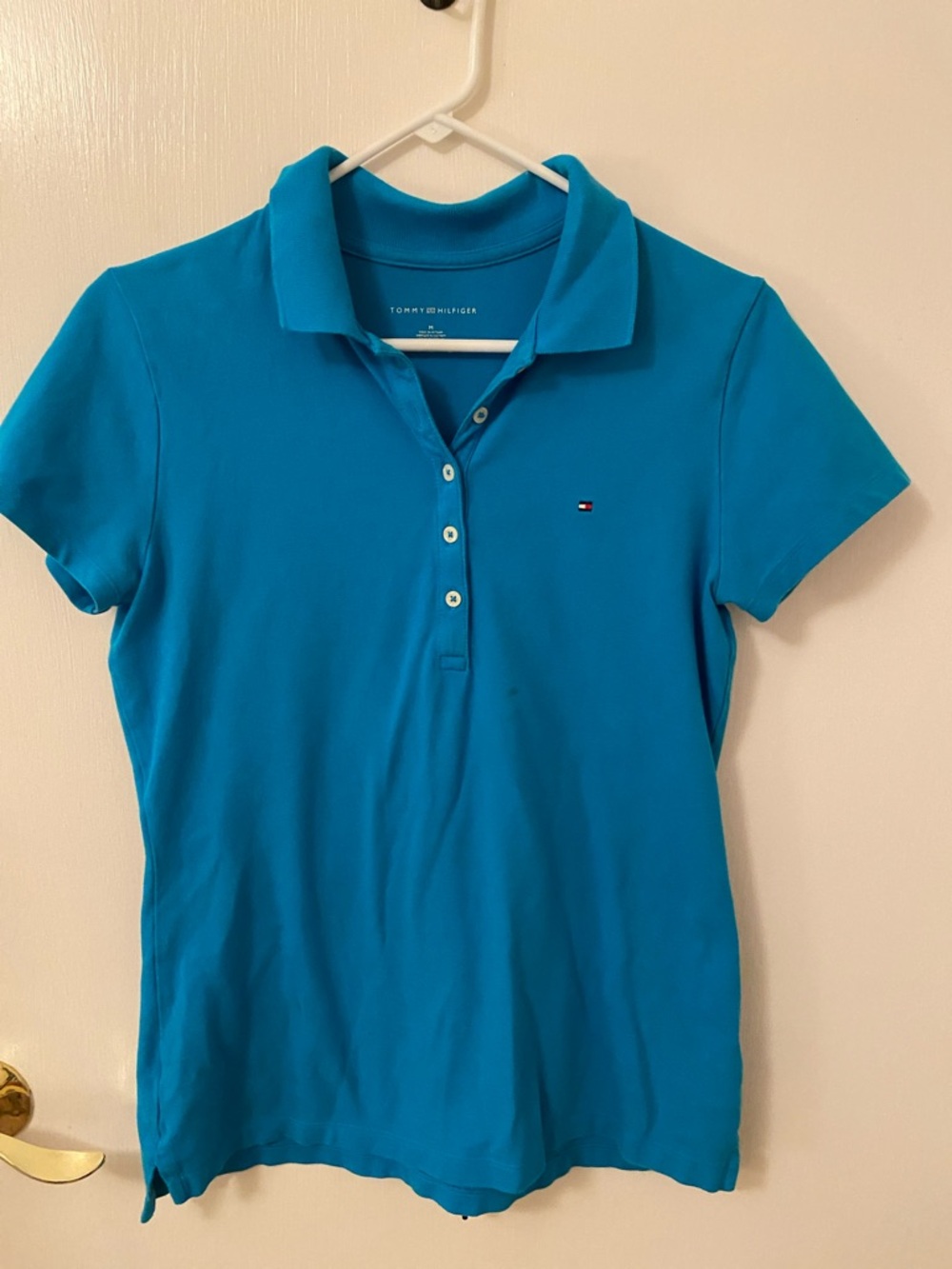 Tommy Hilfiger Women's Bright Teal Polo